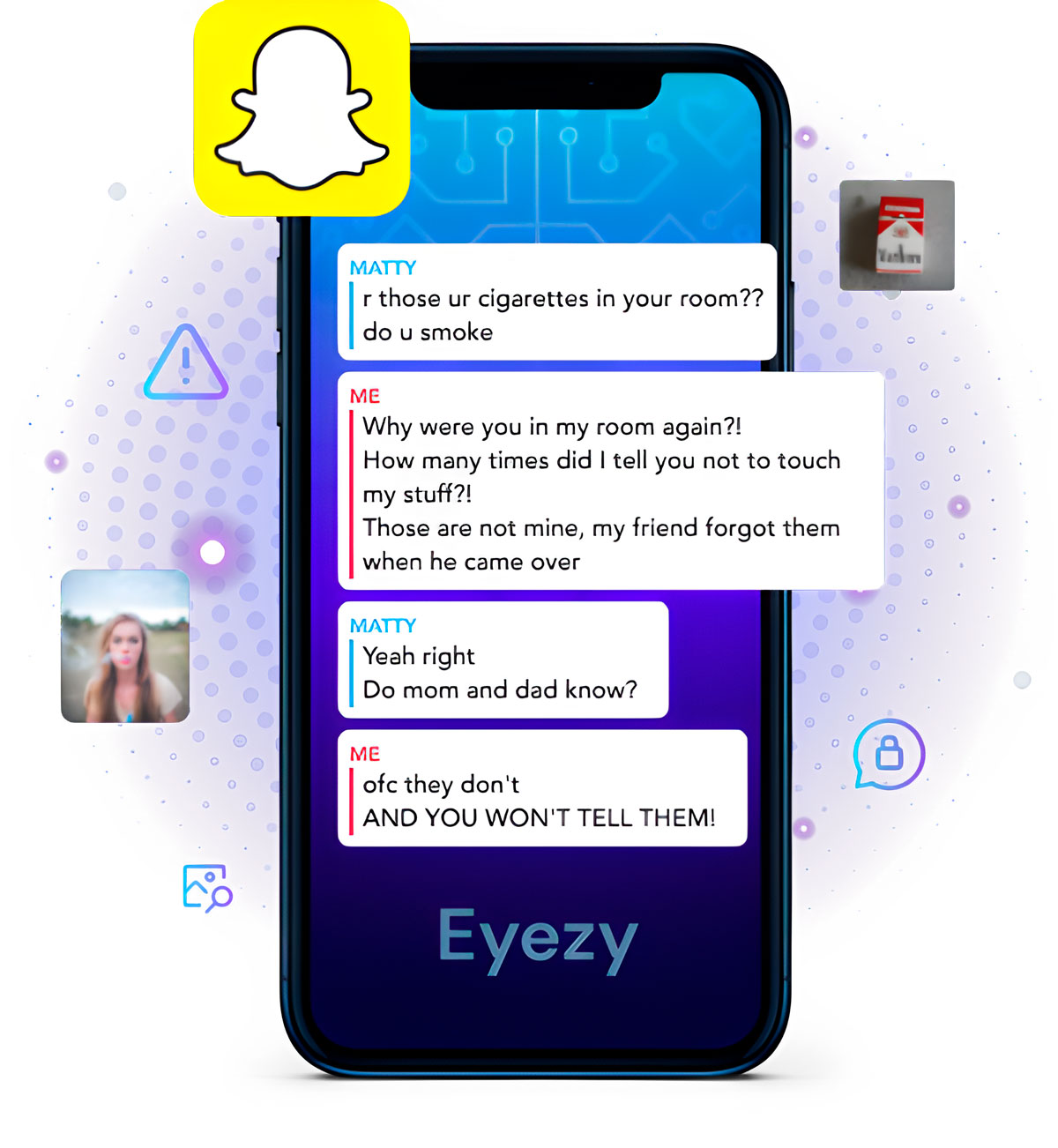 EyeZy Snapchat